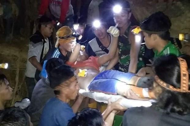 Sập hầm mỏ tại Indonesia, hàng chục người bị chôn vùi