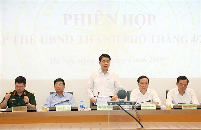 Tập thể UBND TP Hà Nội xem xét 9 nội dung thuộc thẩm quyền