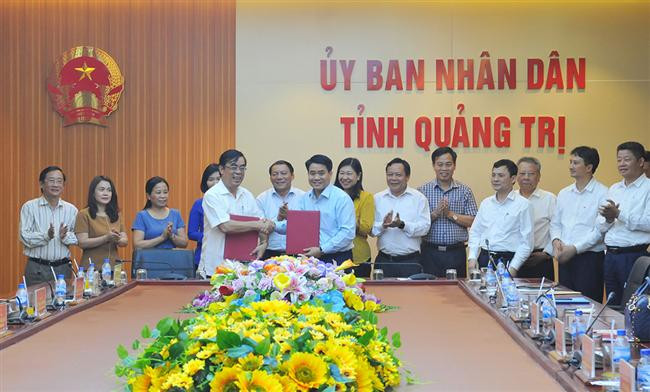 Hà Nội - Quảng Trị thống nhất đẩy mạnh hợp tác trên 7 lĩnh vực