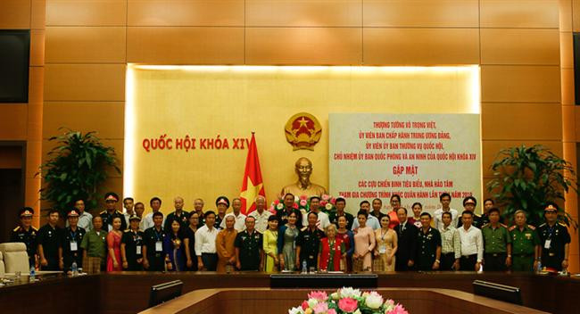 Thượng tướng Võ Trọng Việt gặp mặt Đoàn đại biểu chương trình "Khúc quân hành", lần thứ 5 - 2019