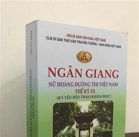 Ra mắt sách “Ngân Giang - Nữ hoàng đường thi Việt Nam thế kỷ XX”