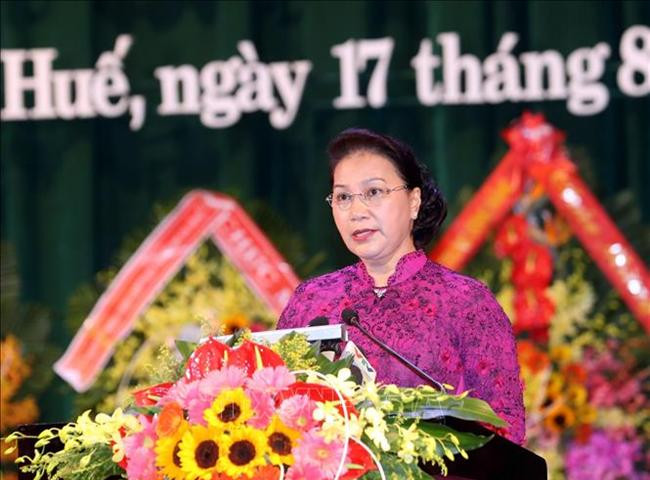 Chủ tịch Quốc hội dự lễ kỷ niệm 30 năm Ngày tái lập tỉnh Thừa Thiên - Huế