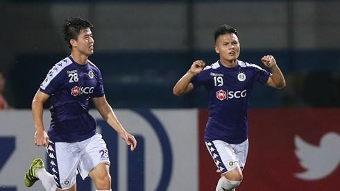 Quang Hải ghi 2 tuyệt phẩm, Hà Nội FC chiến thắng nghẹt thở ở AFC Cup