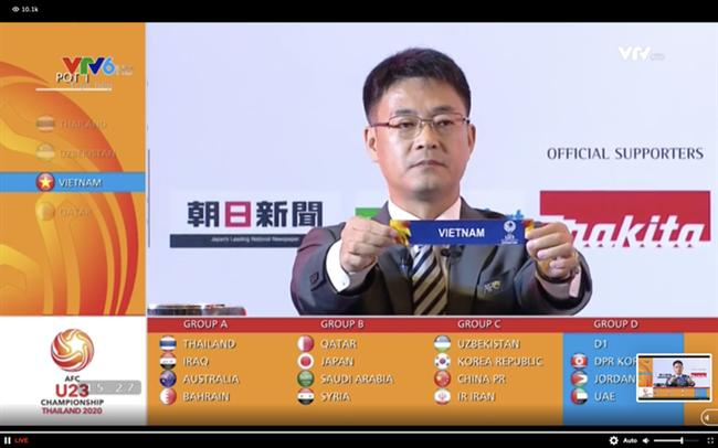 U23 Việt Nam rơi vào bảng "dễ thở" nhất tại VCK U23 châu Á 2020