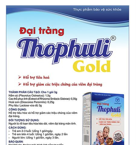 Đại tràng Thophuli Gold - Giải pháp hiệu quả  hỗ trợ tiêu hóa và giảm các triệu chứng của viêm đại tràng
