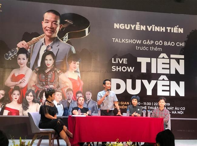 Nguyễn Vĩnh Tiến ra mắt Live Show “ Tiền Duyên”