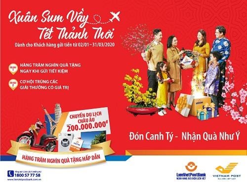 LienVietPostBank khuyến mại năm mới