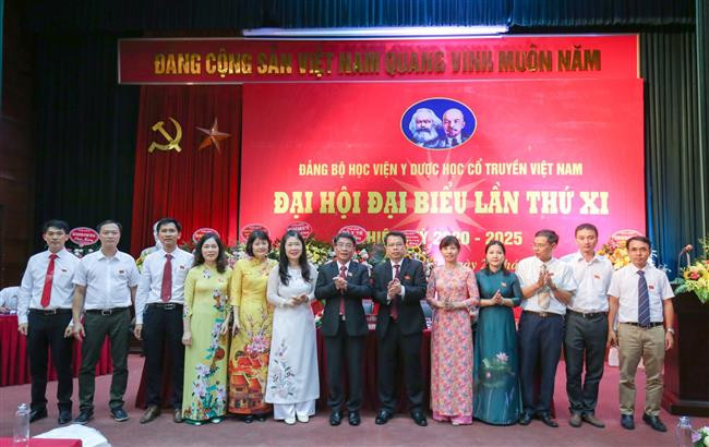 Đại hội Đảng bộ Học viện Y Dược học cổ truyền Việt Nam