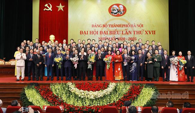Hà Nội: Phân công nhiệm vụ Ủy viên Ban Thường vụ Thành ủy khóa XVII