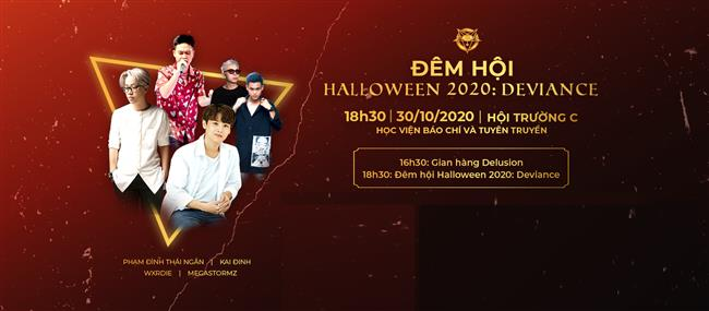 Phạm Đình Thái Ngân, rapper Wxrdie,... hội tụ tại Halloween trường Báo