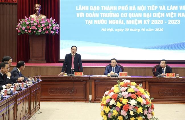 Bí thư Thành ủy Vương Đình Huệ: Đối ngoại là nguồn lực, sức mạnh phát triển Thủ đô