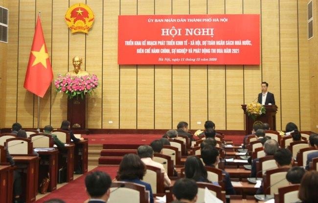 Hà Nội triển khai kế hoạch phát triển kinh tế - xã hội, phát động thi đua năm 2021