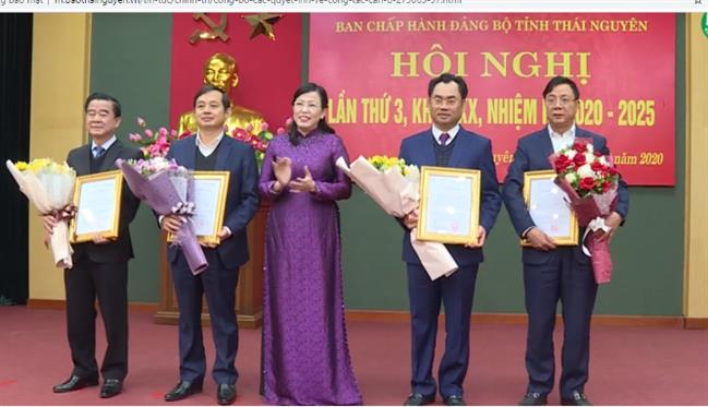 Thái Nguyên: Công bố các quyết định của Ban Bí thư về công tác cán bộ