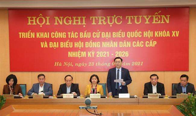 Bí thư Thành ủy Vương Đình Huệ: Hà Nội quyết tâm tổ chức thành công, trọn vẹn, thực chất cuộc bầu cử
