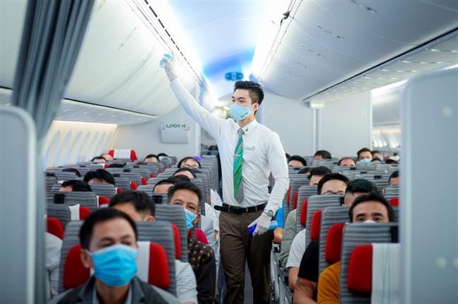 Thông điệp năm mới trên chuyến bay chào Tân Sửu của Bamboo Airways