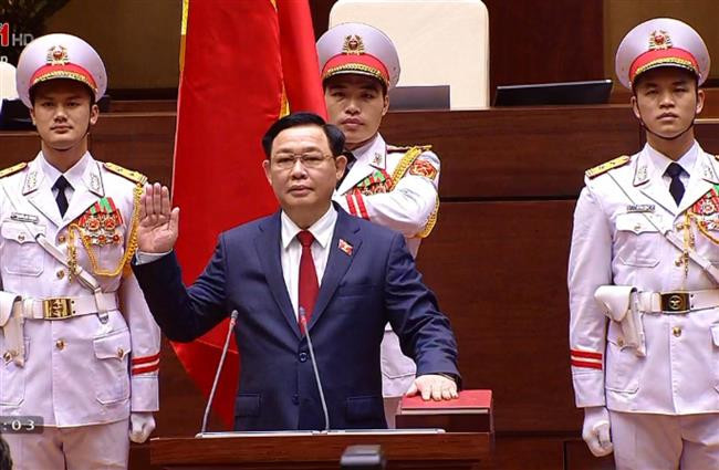 Bí thư Thành ủy Hà Nội Vương Đình Huệ được bầu làm Chủ tịch Quốc hội