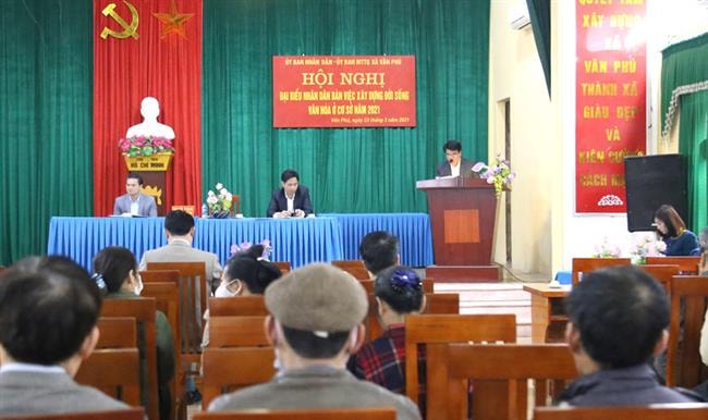 Chung sức xây dựng đời sống văn hóa