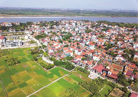 Xã Hồng Hà, huyện Đan Phượng: Diện mạo đổi thay từ xây dựng nông thôn mới nâng cao