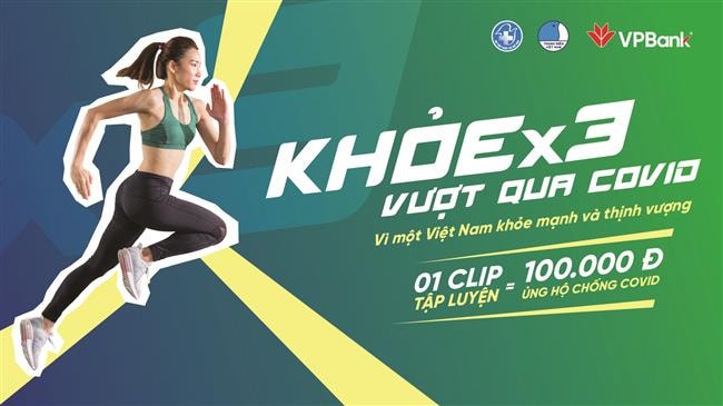 VPBank phát động chương trình ''Khỏe x3 vượt qua Covid'' gây quỹ phòng, chống dịch bệnh