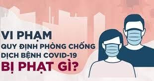 Mức xử phạt một số hành vi vi phạm pháp luật trong phòng, chống dịch bệnh Covid-19 trên địa bàn TP. Hà Nội và căn cứ pháp lý