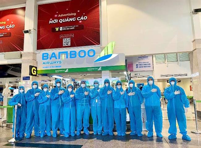 Bamboo Airways thực hiện 3 chuyến bay đặc biệt chở gần 700 công dân Bắc Ninh từ TP. HCM về quê