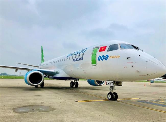Bamboo Airways tiếp tục đón thêm phản lực Embraer, sẵn sàng tái khai thác đường bay thương mại