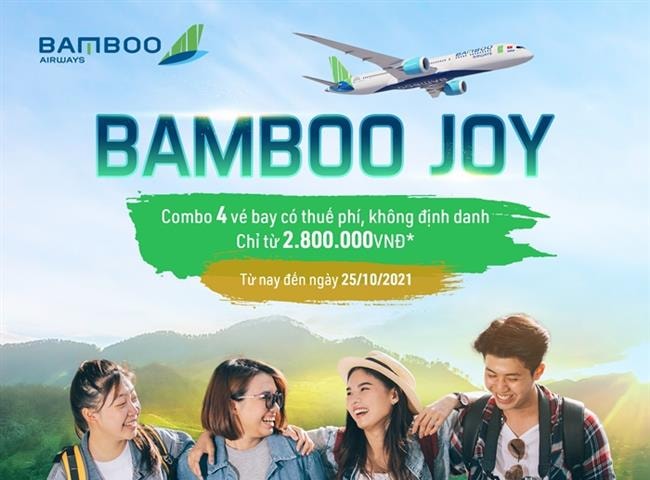 Thoả sức trải nghiệm bay đẳng cấp với ưu đãi đồng giá GV4 của Bamboo Airways