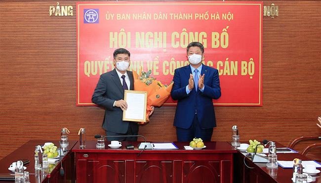 Đồng chí Lê Quang Long giữ chức Trưởng ban Quản lý các Khu công nghiệp và chế xuất Hà Nội