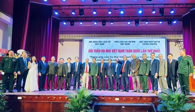 Hội thảo Họ Mai Việt Nam toàn quốc lần thứ nhất: Kết nối, sẻ chia, nâng cao giá trị lịch sử