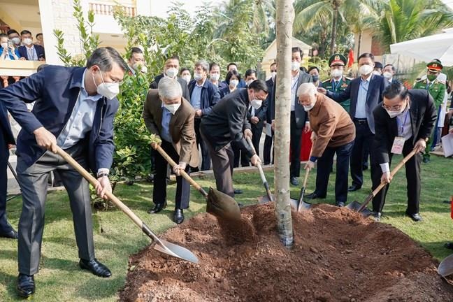 Tổng Bí thư Nguyễn Phú Trọng dự Ngày hội đại đoàn kết toàn dân tộc tại huyện Hoài Đức