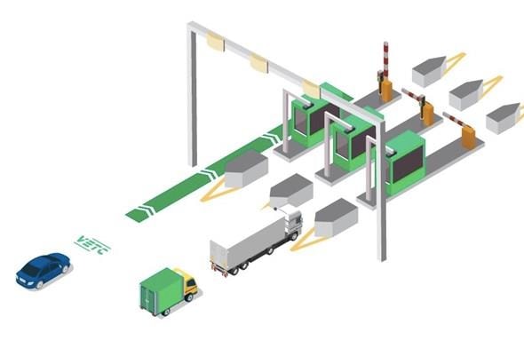 Ô tô đi nhầm vào làn thu phí ETC có thể bị phạt đến 2 triệu đồng