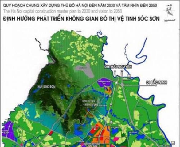 Giao lập quy hoạch phân khu đô thị vệ tinh Sóc Sơn