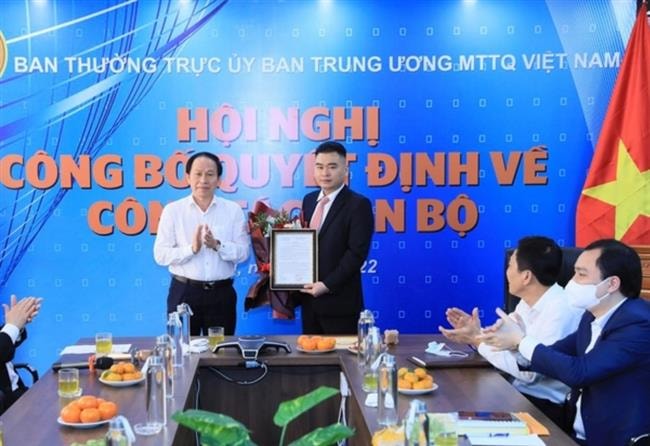 Nhà báo Trần Bảo Trung được bổ nhiệm Phó Tổng biên tập Báo Đại Đoàn kết