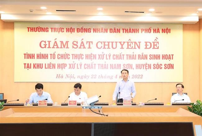 Khu LHXLCT Nam Sơn: Sớm thu hồi dự án xử lý rác không triển khai