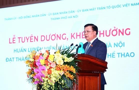 Toàn văn phát biểu của Bí thư Thành uỷ Đinh Tiến Dũng tại Lễ tôn vinh vận động viên, huấn luyện viên đạt thành tích tại SEA Games 31