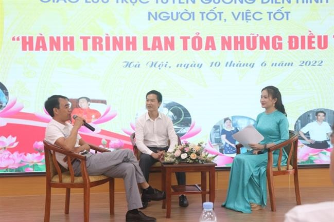 Giao lưu trực tuyến ''Hành trình lan tỏa những điều tốt đẹp''