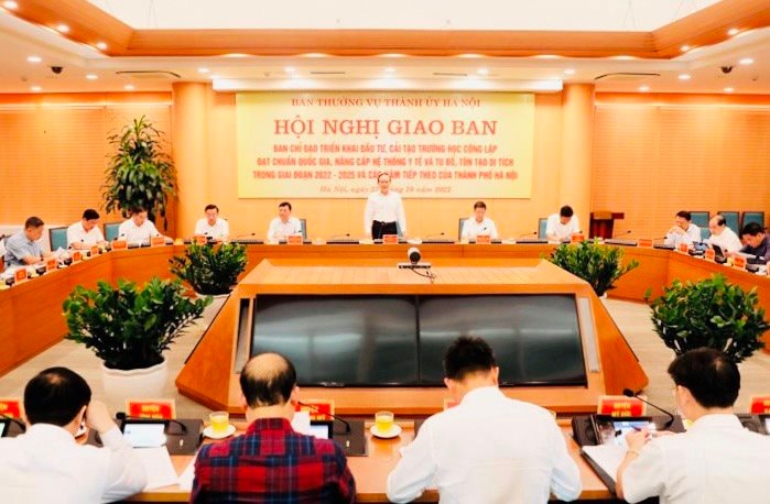 Hà Nội: Đẩy nhanh các dự án đầu tư lĩnh vực giáo dục, y tế và văn hóa