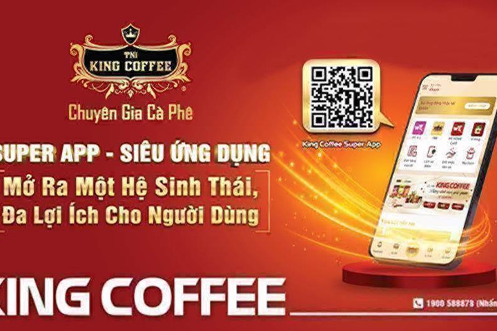 King Coffee ra mắt Supper App giúp nâng cao trải nghiệm cho khách hàng, đối tác