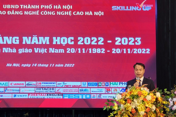 Trường Cao đẳng nghề Công nghệ cao Hà Nội: Khai giảng năm học 2022-2023