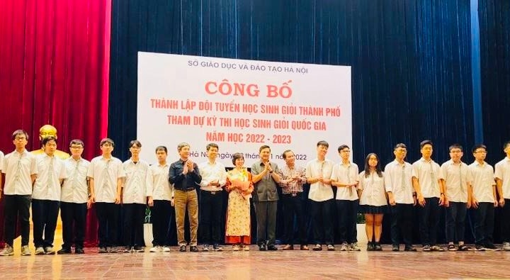 Hà Nội: Công bố các đội tuyển thi học sinh giỏi quốc gia năm học 2022-2023