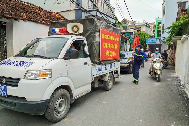 Hoài Đức: Tăng cường công tác tuyên truyền PCCC mùa hanh khô