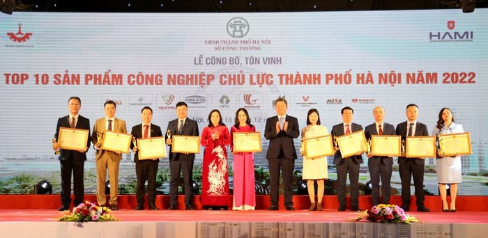 Hà Nội: Vinh danh sản phẩm công nghiệp chủ lực năm 2022