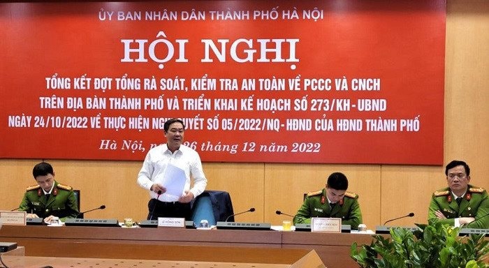 Tổng kết đợt tổng rà soát, kiểm tra an toàn về PCCC&CNCH trên địa bàn Thành phố