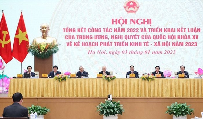 Hội nghị Chính phủ với các địa phương tổng kết công tác năm 2022, triển khai nhiệm vụ năm 2023