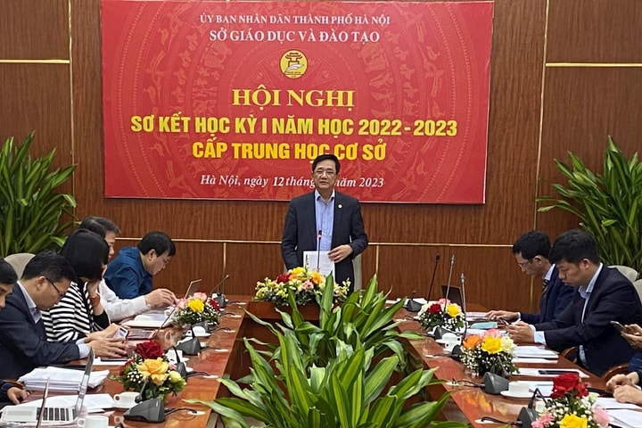 Hội nghị sơ kết học kỳ 1 năm học 2022-2023 cấp trung học cơ sở 