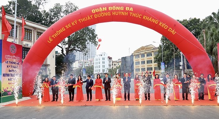 Hà Nội: Thông xe kỹ thuật đường Huỳnh Thúc Kháng kéo dài