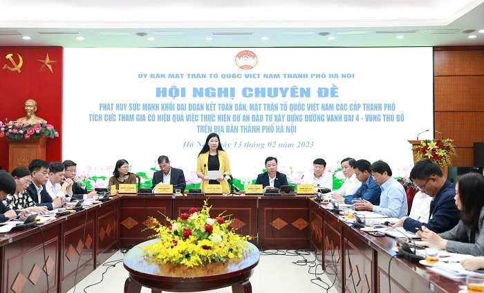 Phát huy sức mạnh khối đại đoàn kết toàn dân trong thực hiện thành công Dự án xây dựng đường Vành đai 4 - Vùng Thủ đô