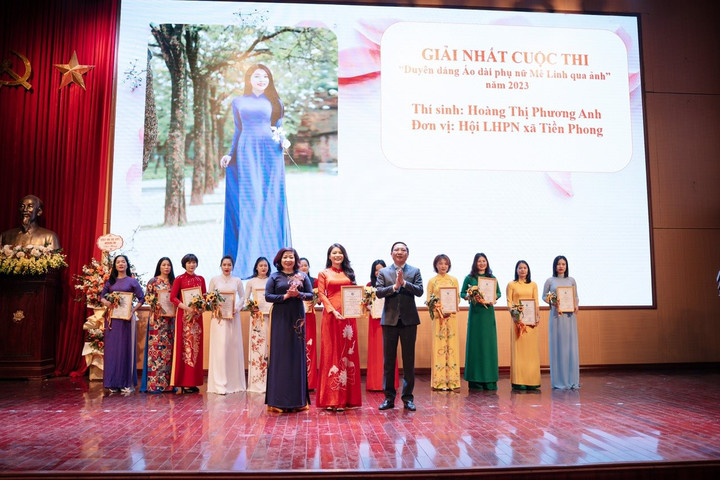Hà Nội: Trao giải cuộc thi “Duyên dáng áo dài Phụ nữ Mê Linh qua ảnh”