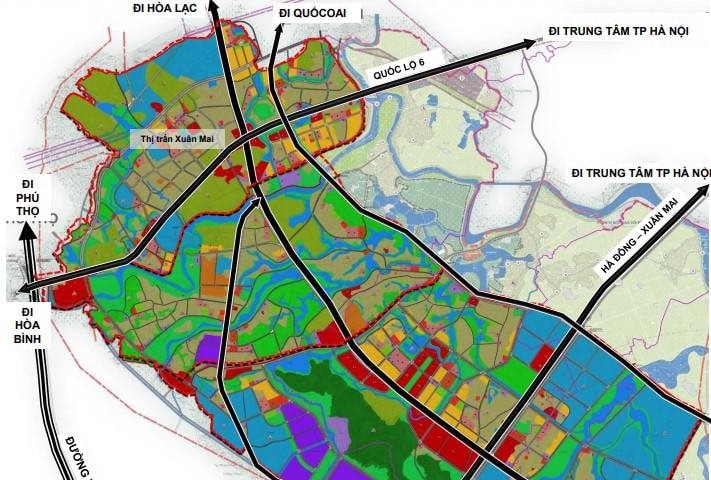 Hà Nội công bố 3 đồ án quy hoạch phân khu đô thị Xuân Mai