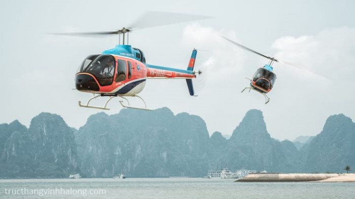 Quảng Ninh dừng kinh doanh dịch vụ bay trực thăng tham quan trên vịnh Hạ Long